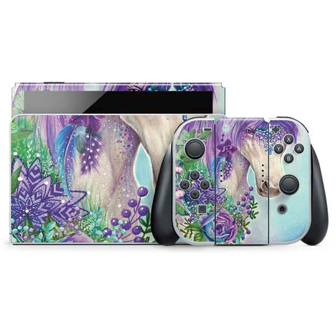 Fantasty Horse by Sheena Pike Nintendo Switch OLED (2021) Skin
